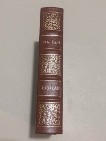 Easton 1981年《瓦尔登湖》 /梭罗 Walden or Life In The Woods, Henry David Thoreau 伊东真皮精装 有史以来最伟大100部著作系列