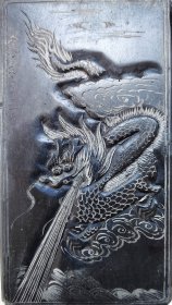 1985年手工雕刻砚台
