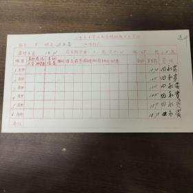 1966年人民出版社职工工资卡： 退休职工 田永贵  
1月到6月份工资  其中田永贵签字六处