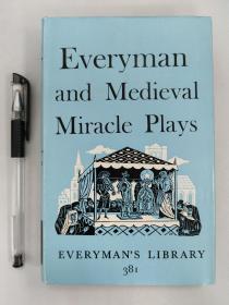 Everyman's Library No.381（人人文库，第381册）: Everyman and Medieval Miracle Plays 《人人文库中世纪奇迹剧选集》 一册全，美品现货