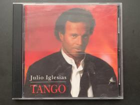 光盘唱片 CD《Julio Iglesias TANGO（胡里奥·伊格莱西亚斯   探戈）》荷兰版专辑 (实物拍图）SONY BMG ENTERTAINMENT(NETHERLANDS)B.V出品 有歌词  发行编号：486675 2  发行时间：2006年