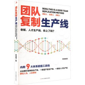 正版速发团队复制生产线张浩峰 著9787515835433