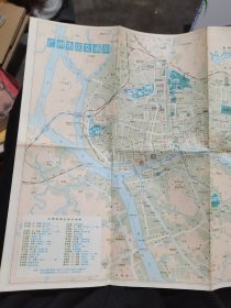 广州市交通旅游图（8开）