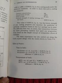 Atatistical Method for Chenical Experimentation