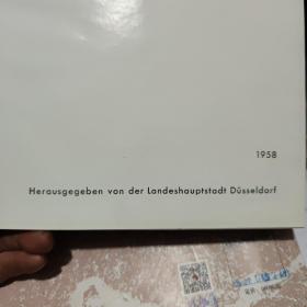 nordbrucke busseldorf 杜塞尔多夫北桥（英文原版，精装本，1958年出版，后附拉伸图，内页插图精美，少许虫蛀和水渍，详细参照书影）厨房洗手池下