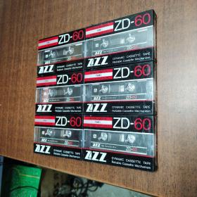 老磁带：ZZZ－ZD一60六盘合售，未开封空白磁带。