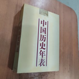 中国历史年表