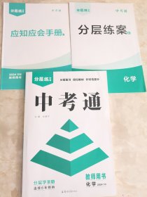 分层练中考 2024河南中考通 化学（教师用书）分层学案A、分层学案B、应知应会手册C