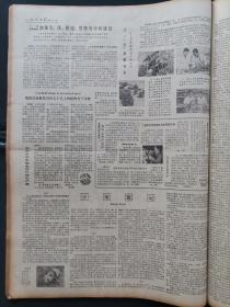 光明日报1981年2月16日，版面齐全：【奇怪的印天池；“迷人湖”之谜；论加强安定团结；王朗散记；湖南发现两个鱼类新品种；让三宝放射异彩—访吉林省特产研究所；我国最大烷基苯厂，有照片；中国医学科学院药物研究所（肖培根）主编一部《中药志》；】