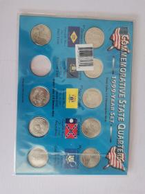 1999 州 quarters 纪念类型套装硬币