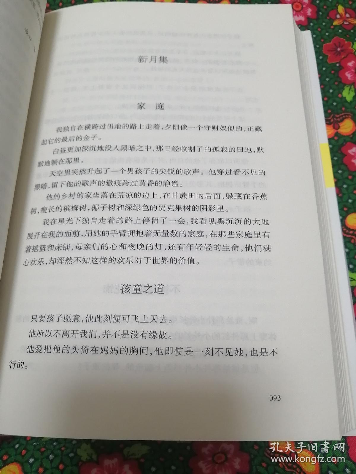 【个人收藏塑封未拆正版】泰戈尔散文诗全集（精装彩画版）