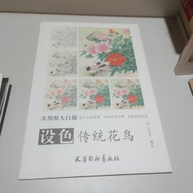 实用原大白描 设色传统花鸟(大8K)/实用原大白描/王金才