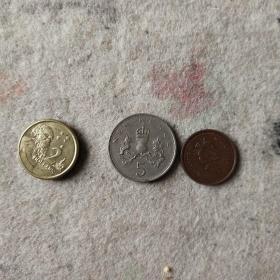 英国硬币三枚