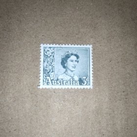 澳大利亚邮票1959-64年伊丽莎白二世雕刻版，信销随机发