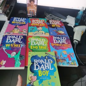 罗尔德达尔英文原版小说章节书全集 Roald Dahl【7本合售】