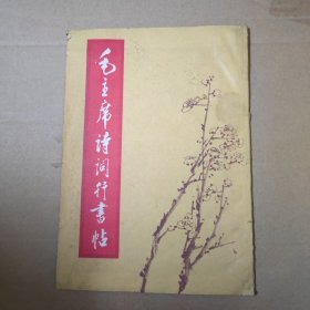 毛主席诗词行书字帖 1969年一版一印