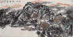 【終身保真字畫】王緒安，四尺整張！1
1961年生于山東省，畢業(yè)于曲師大美術(shù)專業(yè)。先后結(jié)業(yè)于中國(guó)藝術(shù)研究院研究生院研究生課程班賈又福山水畫工作室;中央美術(shù)學(xué)院張立辰大寫意精神高研班?，F(xiàn)為山東省美術(shù)家協(xié)會(huì)會(huì)員;中國(guó)畫藝術(shù)創(chuàng)作院畫家。