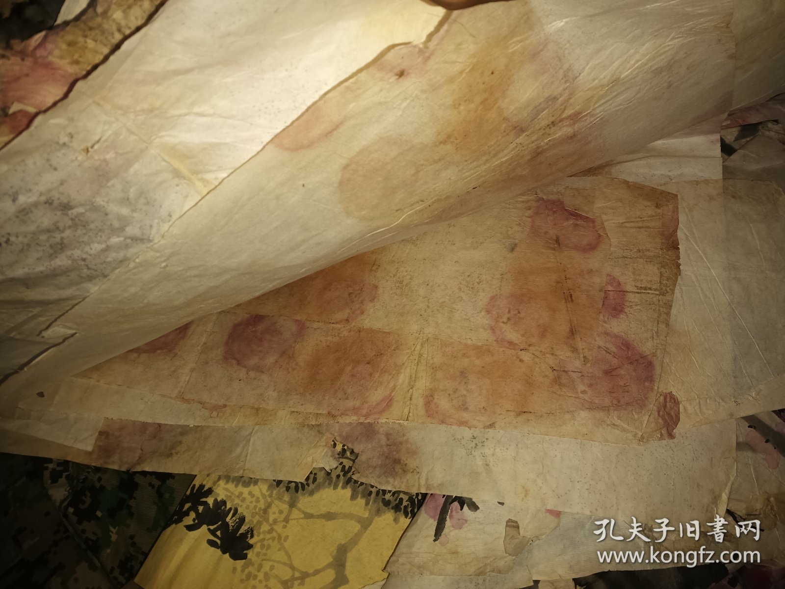 200元 一百张.保证都不是印刷品！ 整理老仓库！ 翻 出 以前收的一批纸张很酥脆泛黄的老书画！！！！！！！！！！！！！！！！！！！！！！