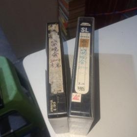 自制老录像带 京剧 春节戏曲晚会2004年 +戏曲晚会2004年 未完  两盒合售      实物图 品如图   品自定  货号3-1