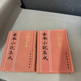 古本小说集成云钟雁三闹太平莊全传 上下 自然老化黄斑不影响阅读看图