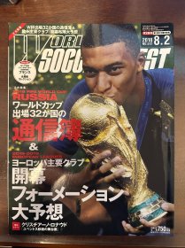 2018世界杯足球画册 日本足球周刊文摘原版世界杯画册 world cup赛后特刊 写真集经典画西班牙德国法国姆巴佩冠军包邮