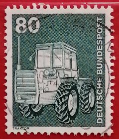 联邦德国邮票 西德 1975-1982年 工业 科技 技术 拖拉机 23-9 信销