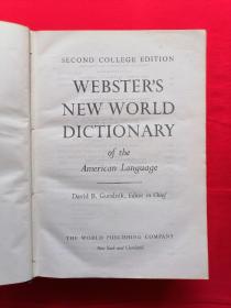 WEBSTER\'sSNEW WORLD DICTIONARY