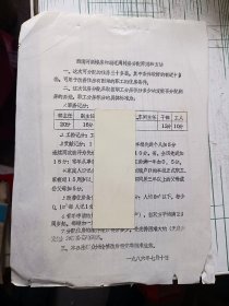 1986年烟台市西南河新楼房和动迁周转房分配原则和方法