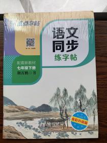 墨点字帖语文同步练字帖人教版7年级上下册套装小学语文练习作业练习本