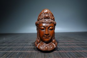 旧藏精品黄杨木观音摆件 收藏送礼佳品