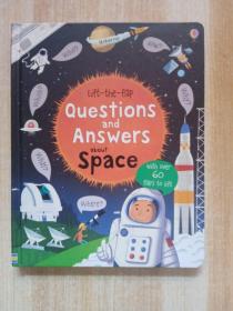 你问我答英文原版Questions And Answers About Space 翻翻书