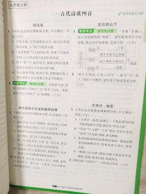 万唯中考 初中教材文言文完全解读与中考考点/初中教材文言文完全解读与中考考点一文一练（共2册）