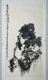 刘勇    尺寸  138/68   镜片
一澄，生于1962年11月，1987年毕业于南京艺术学院美术系中国画专业，师从王孟奇、丛志远。2013年进入中国国家画院高研班