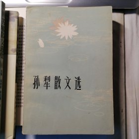孙犁散文选（1984年1月北京一版一印，谢大光选编，年代久远，书脊边角有磨损，品相见图片，包邮）