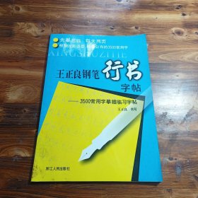 王正良钢笔行书字帖