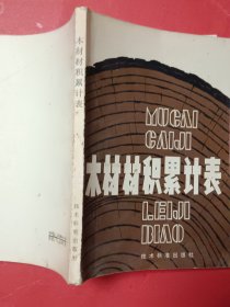 木材材积累计表