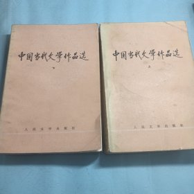 中国当代文学作品选（上下）