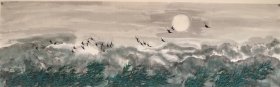 名人字画 国画 手绘山水画（无款）