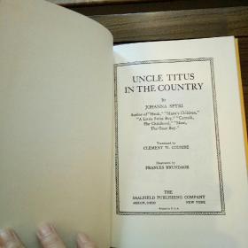 Uncle Titus in the country 提图斯舅舅在乡下