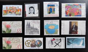 信298德国2003年上品信销邮票36套（含不干胶邮票4套）。2015斯科特目录38.25美元。（戳位不同，随机发货！）