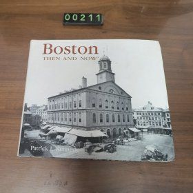 英文 Boston THEN AND NOW 画集