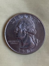 美国P厂1995年25美分硬币