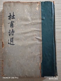诗集：杜甫诗选