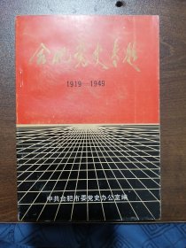【合肥党史资料】《合肥党史专辑》（ 1919—1949 ）（88年一版一印，印量1000册）