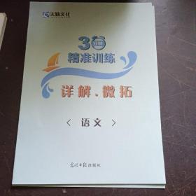 2021年 30分钟精准训练 语文答案