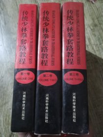 传统少林拳套路教程第一，二，三卷中英文版
