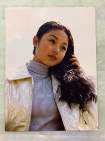 八十年代老照片 《香港著名歌手～曾嘉莉》 日本动画百变小樱主唱 （长20厘米Х15厘米）