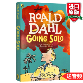 英文原版 Going Solo 独闯天下-罗尔德达尔 英文版 进口英语原版书籍