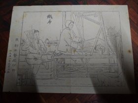 织布 马利工艺厂印行 1951年 画页 十六开