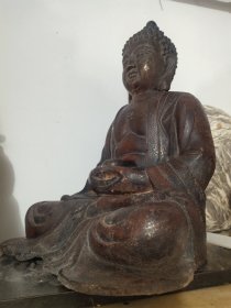 大清铁佛座像